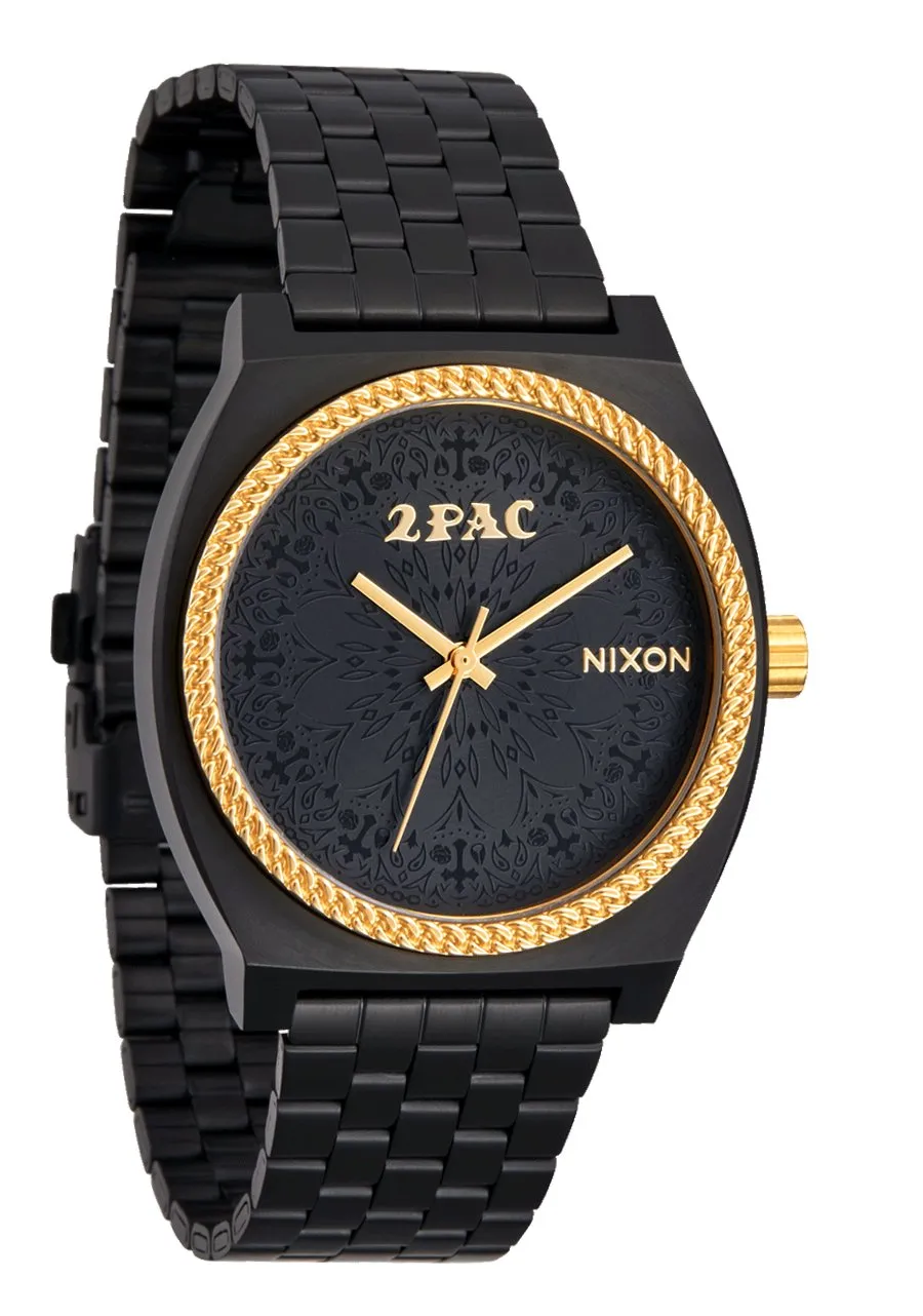 Nixon x 2PAC Time Teller Watch - Black / Gold