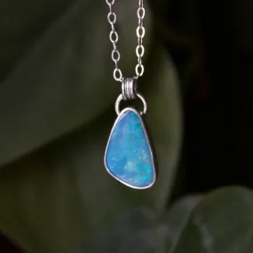 Opal Sterling Silver Necklace