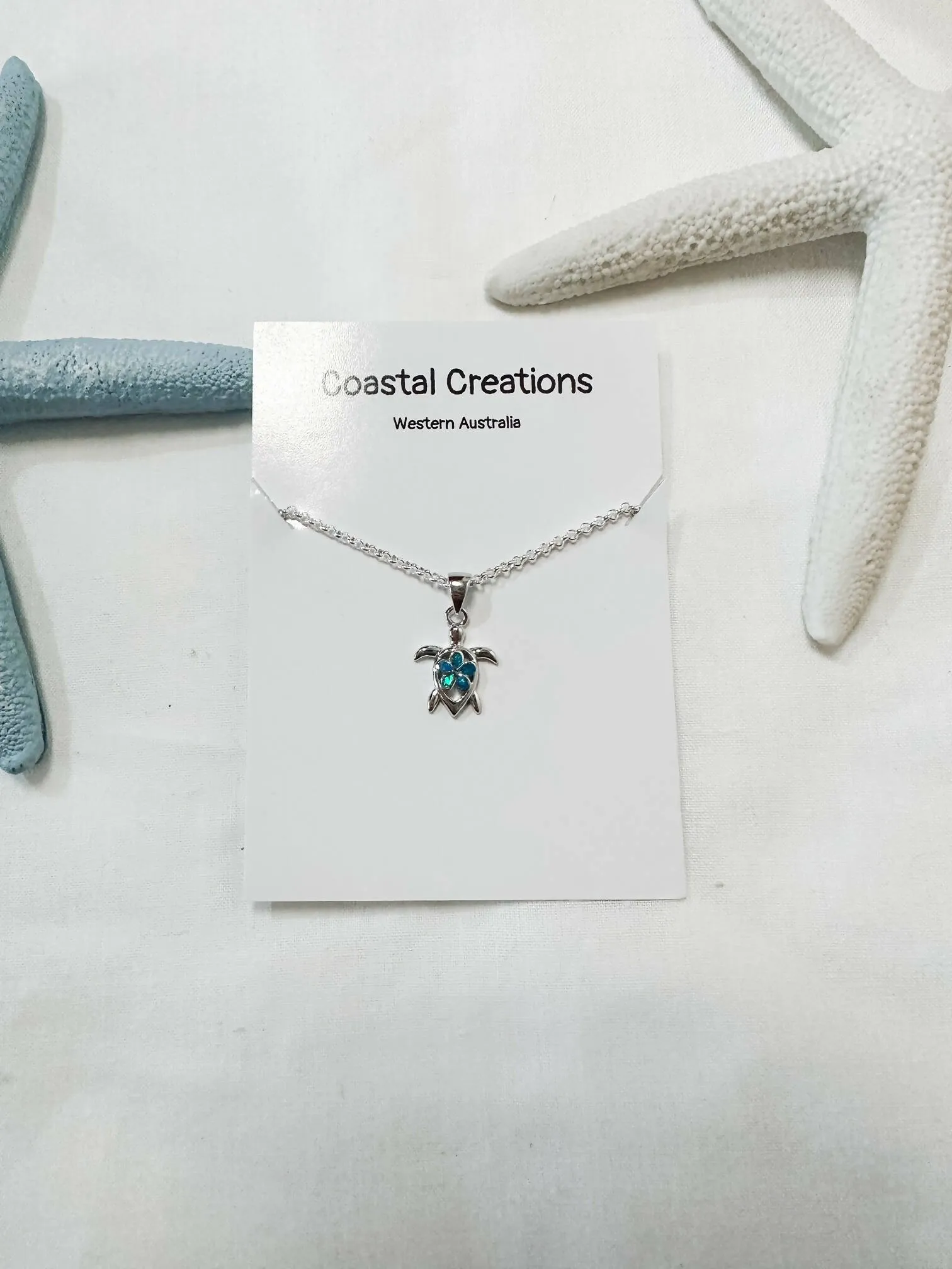 Opal Turtle Necklace (Honu Necklace)