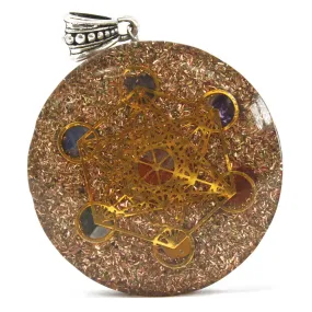 Orgonite Power Pendant - Multi Power Chakra - Large | Spiritual Healing & EMF Protection