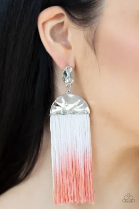Paparazzi Earring ~ Rope Them In - Orange