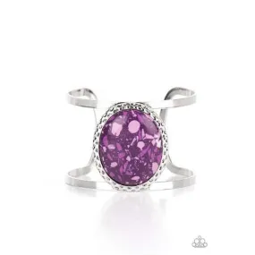 Paparazzi Tantalizingly Terrazzo Purple Bracelet