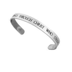 Phil 4:13 Stainless Steel Bracelet