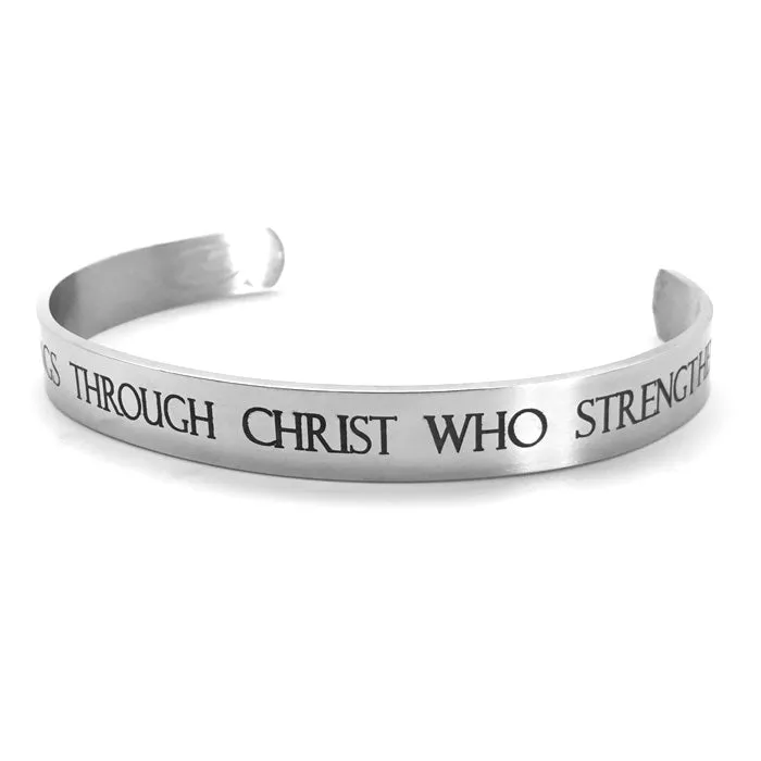 Phil 4:13 Stainless Steel Bracelet