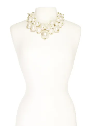 Pillow of Pearls Statement Necklace