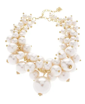 Pillow of Pearls Statement Necklace
