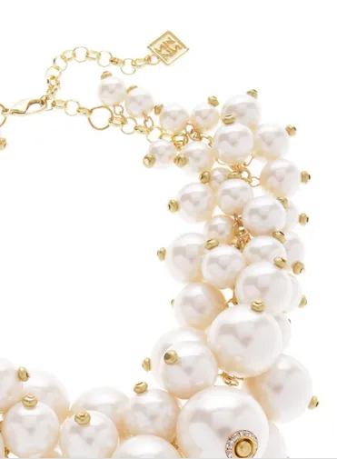 Pillow of Pearls Statement Necklace
