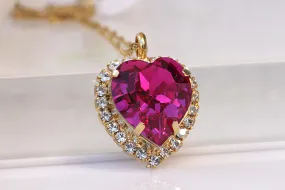 PINK FUCHSIA NECKLACE