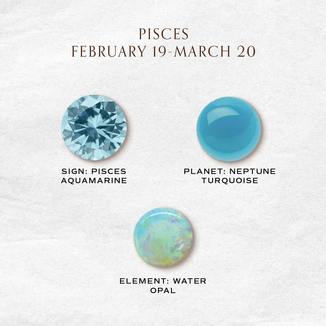 Pisces Zodiac Fringe Necklace
