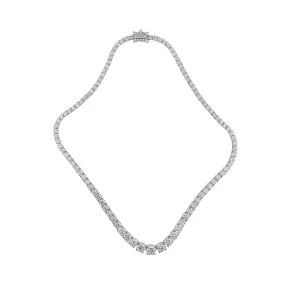 Platinum Riviera 25.19-Carat Diamond Necklace