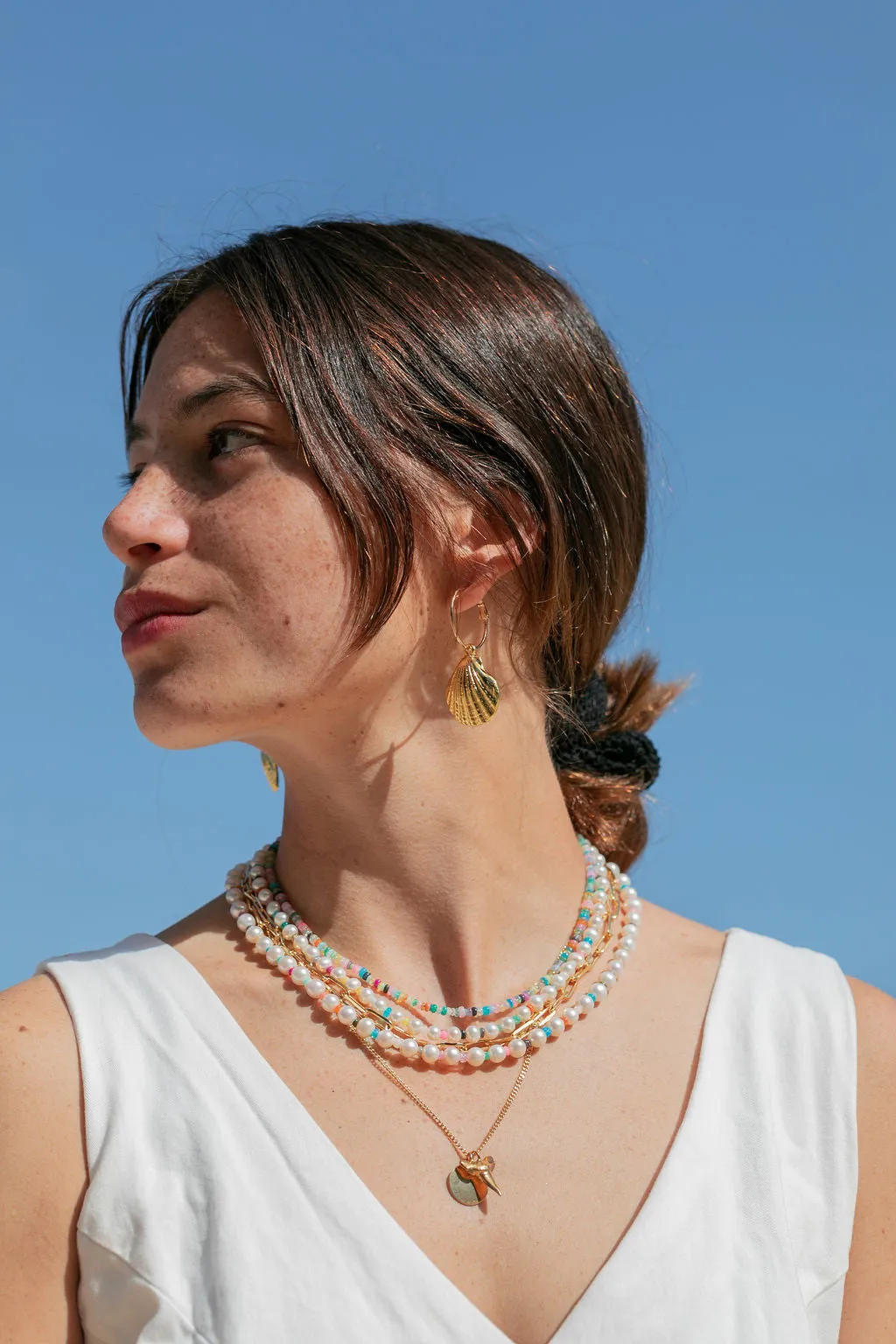Rainbow Mixed Opal Necklace - Kalei
