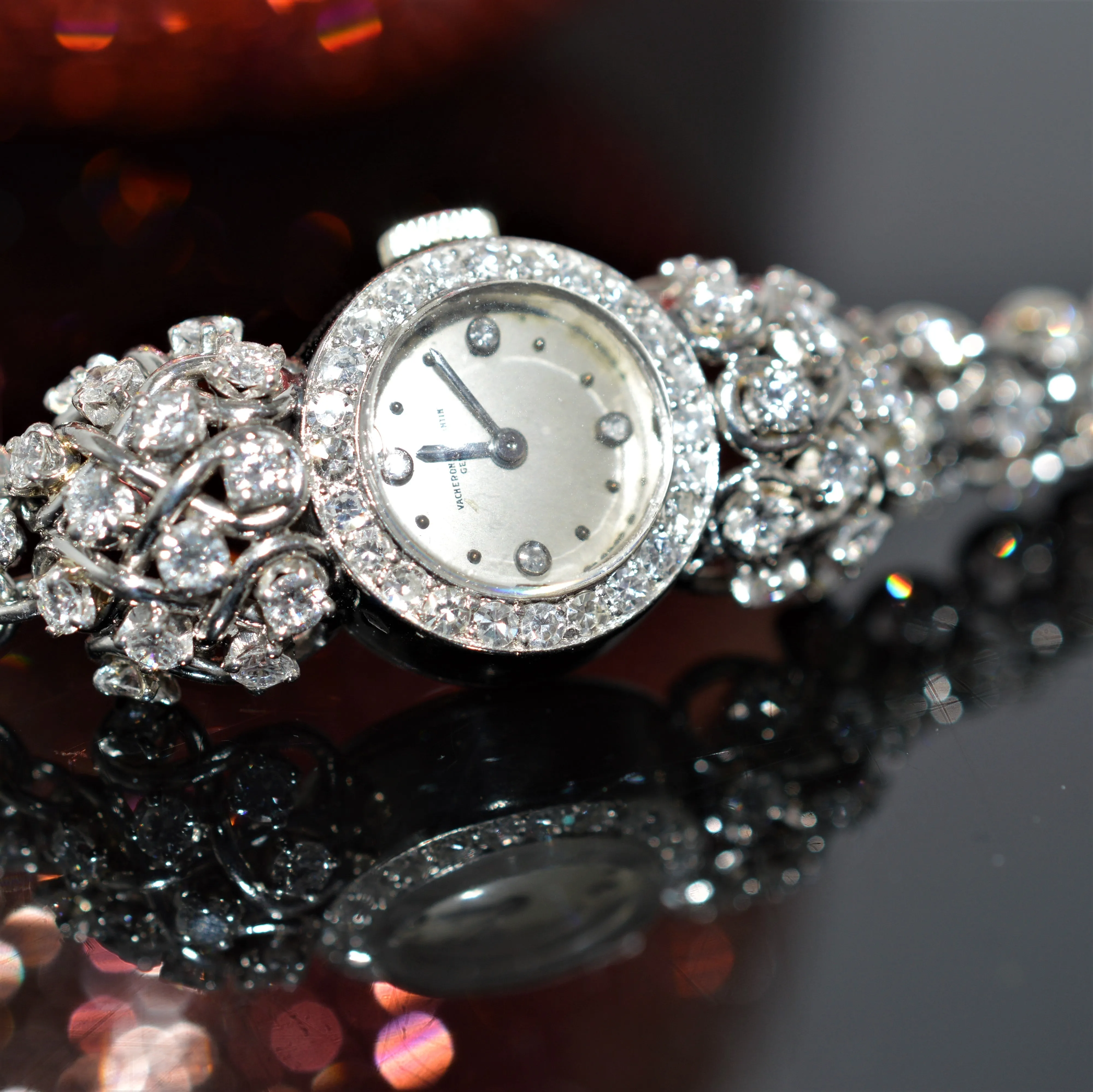 Rare Platinum And Diamond Vacheron & Constantin Watch
