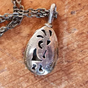 Reversible Navajo Pendant with Chain