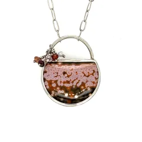 River Jasper & Sapphire Necklace