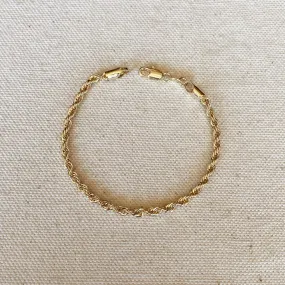 Rope Bracelet: 7 inches