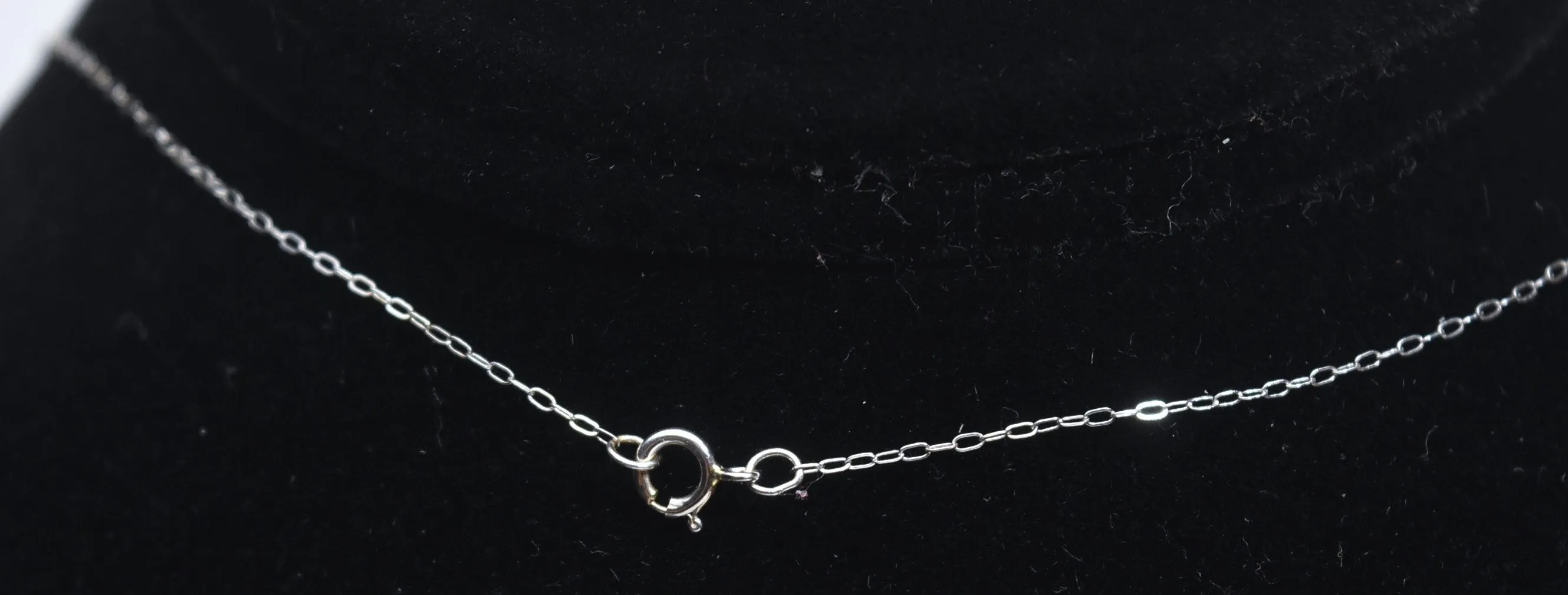 Ross-Simons - 14k White Gold Cubic Zirconia Drop Pendant Chain Necklace