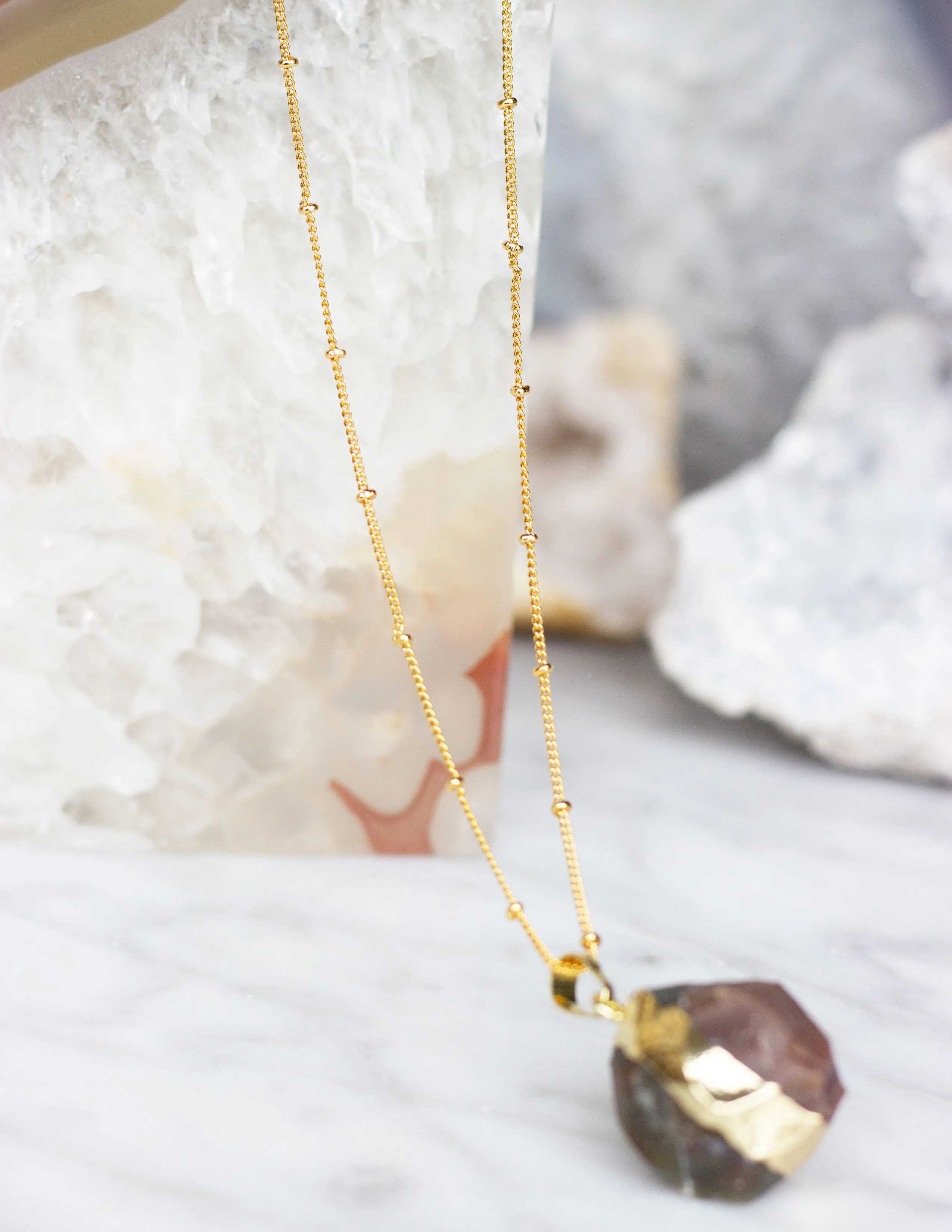 ROUND JASPER PENDANT- 0312