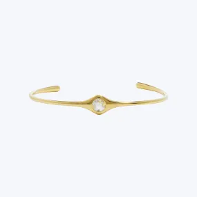 Round Rose Cut Cuff