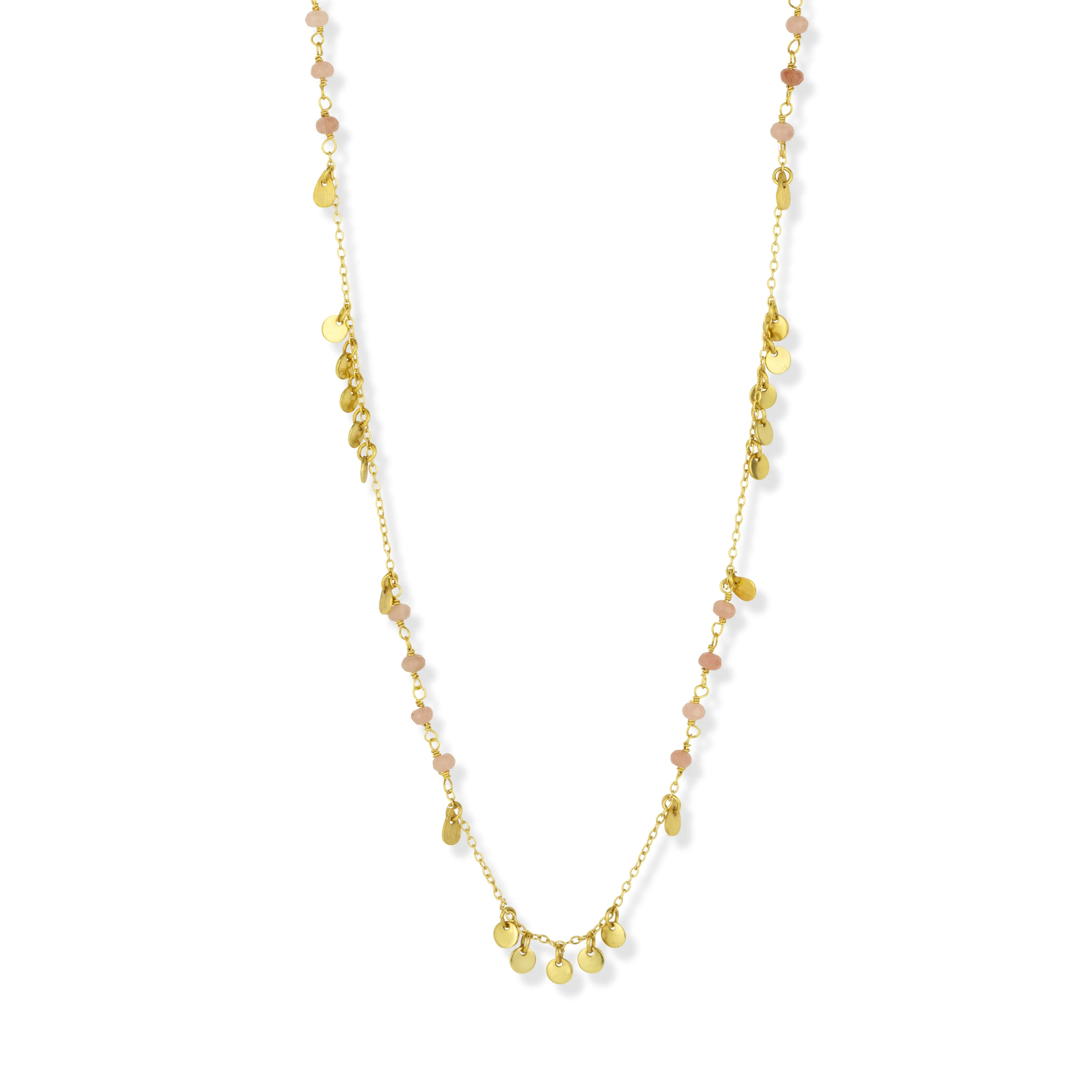 Ruby Necklace Pink jade