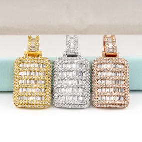S925 Silver Inlay Pendant Jewelry