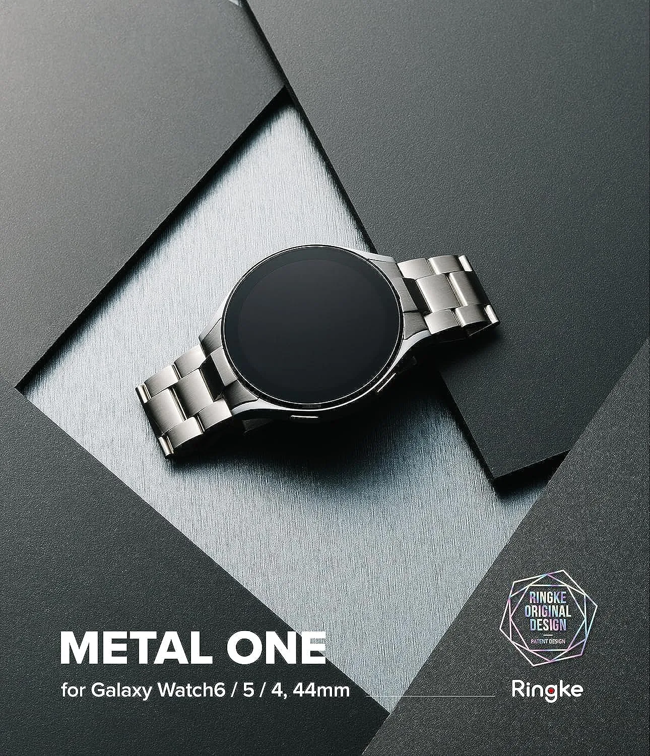 Samsung Galaxy Watch 6/5/4 44mm  Metal One Stainless Steel | Bracelet Strap - Silver