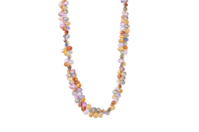 Sapphire Hawaiian Lei Necklace - 177.56cttw