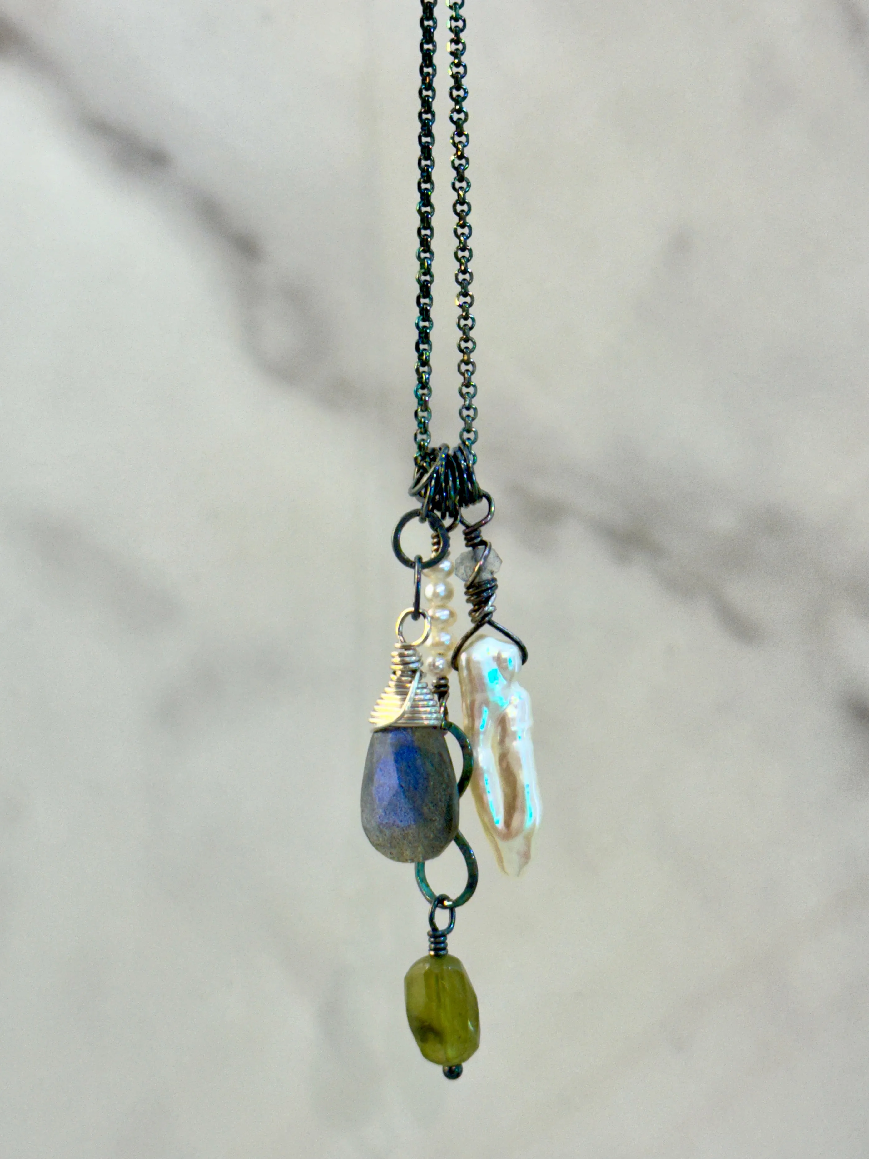 Sapphire Talisman Necklace