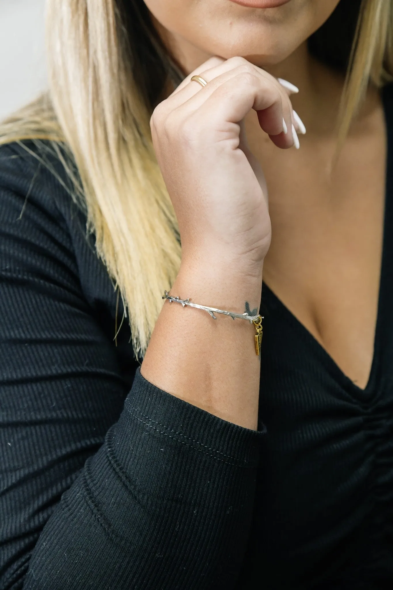 Silver Fig Cuff