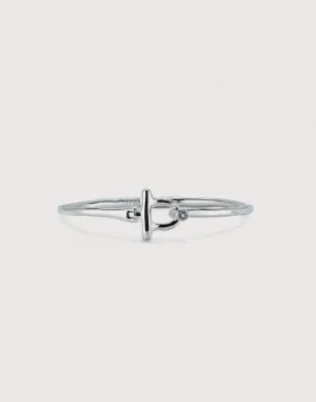 Silver Front Clasp Bracelet
