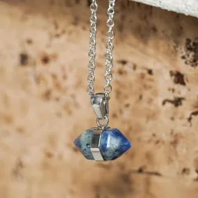 Sodalite pendant necklace