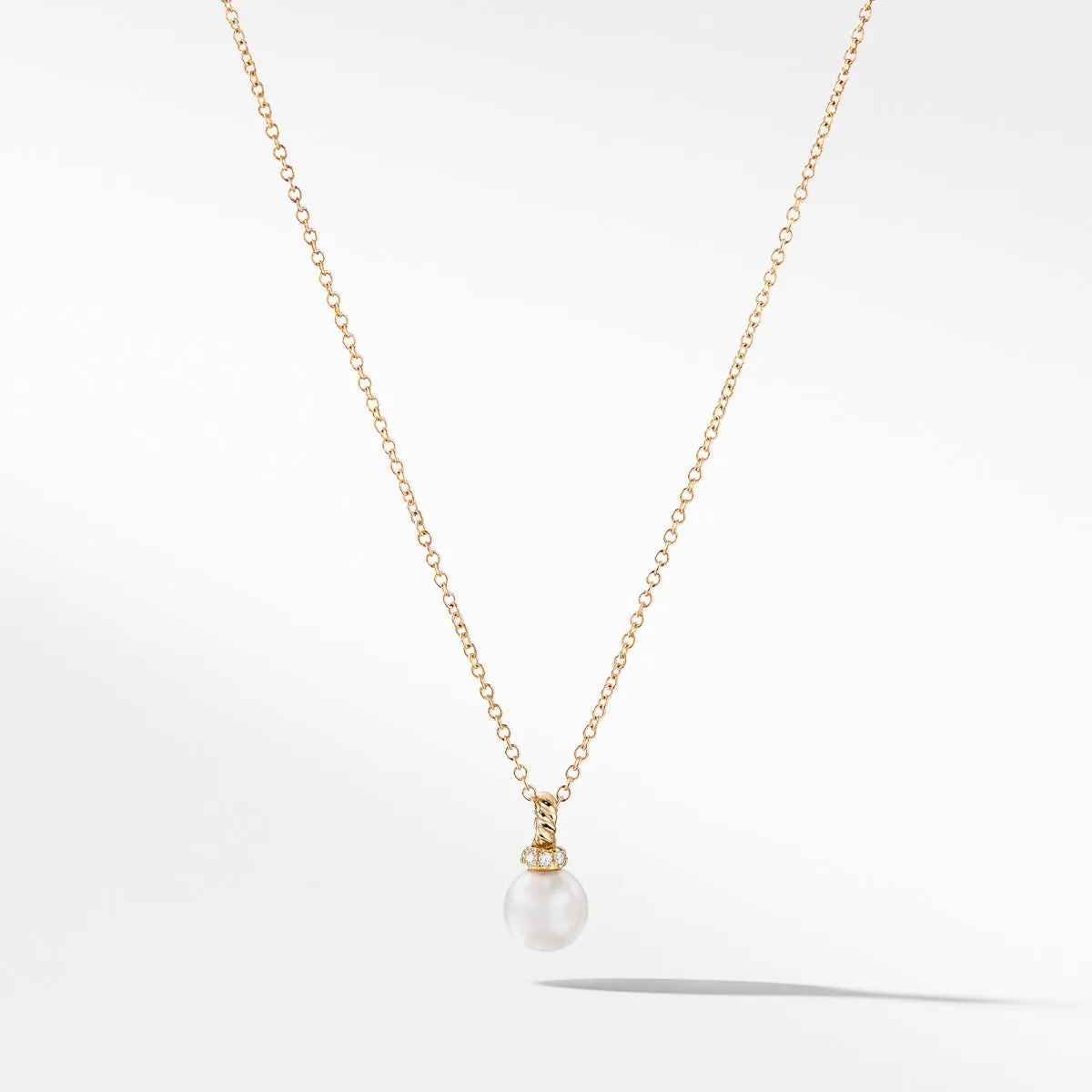 Solari Pendant Necklace with Diamonds in 18K Gold