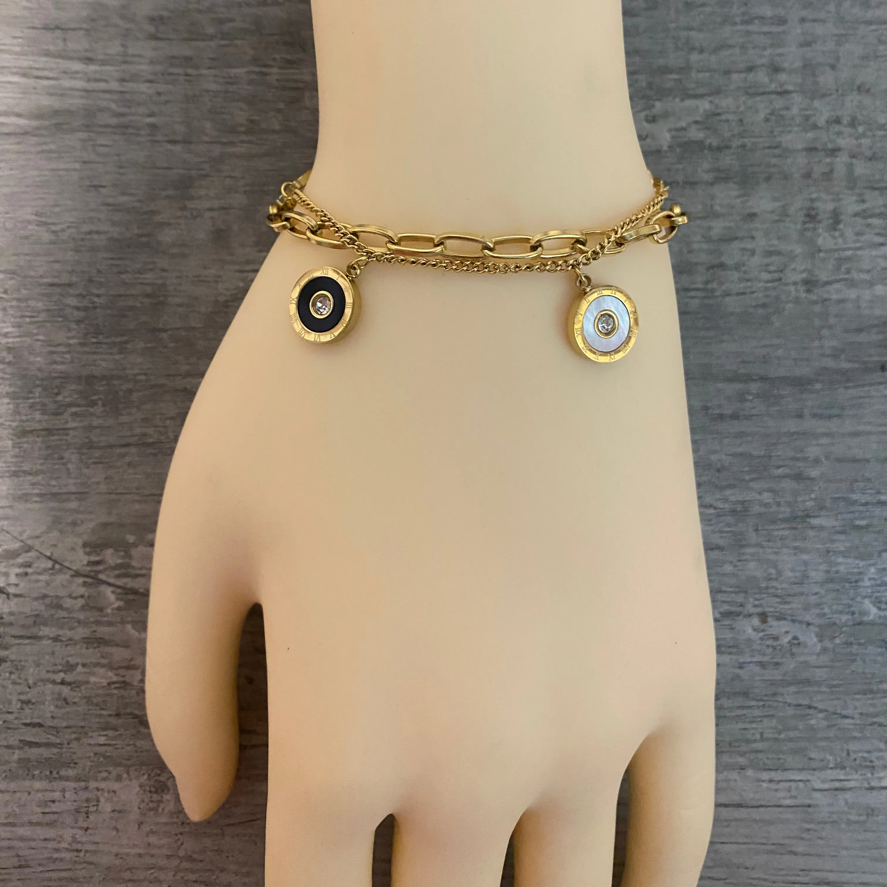Stainless Steel Charm Bracelet