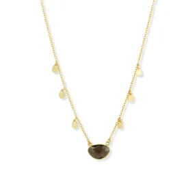 Summer Necklace Smoky Quartz