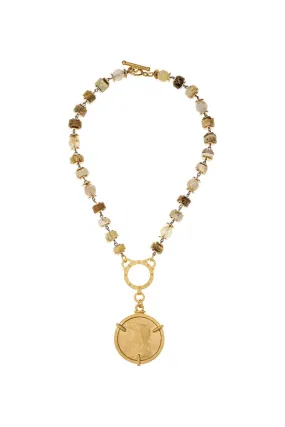 Sun Opal Mix Necklace
