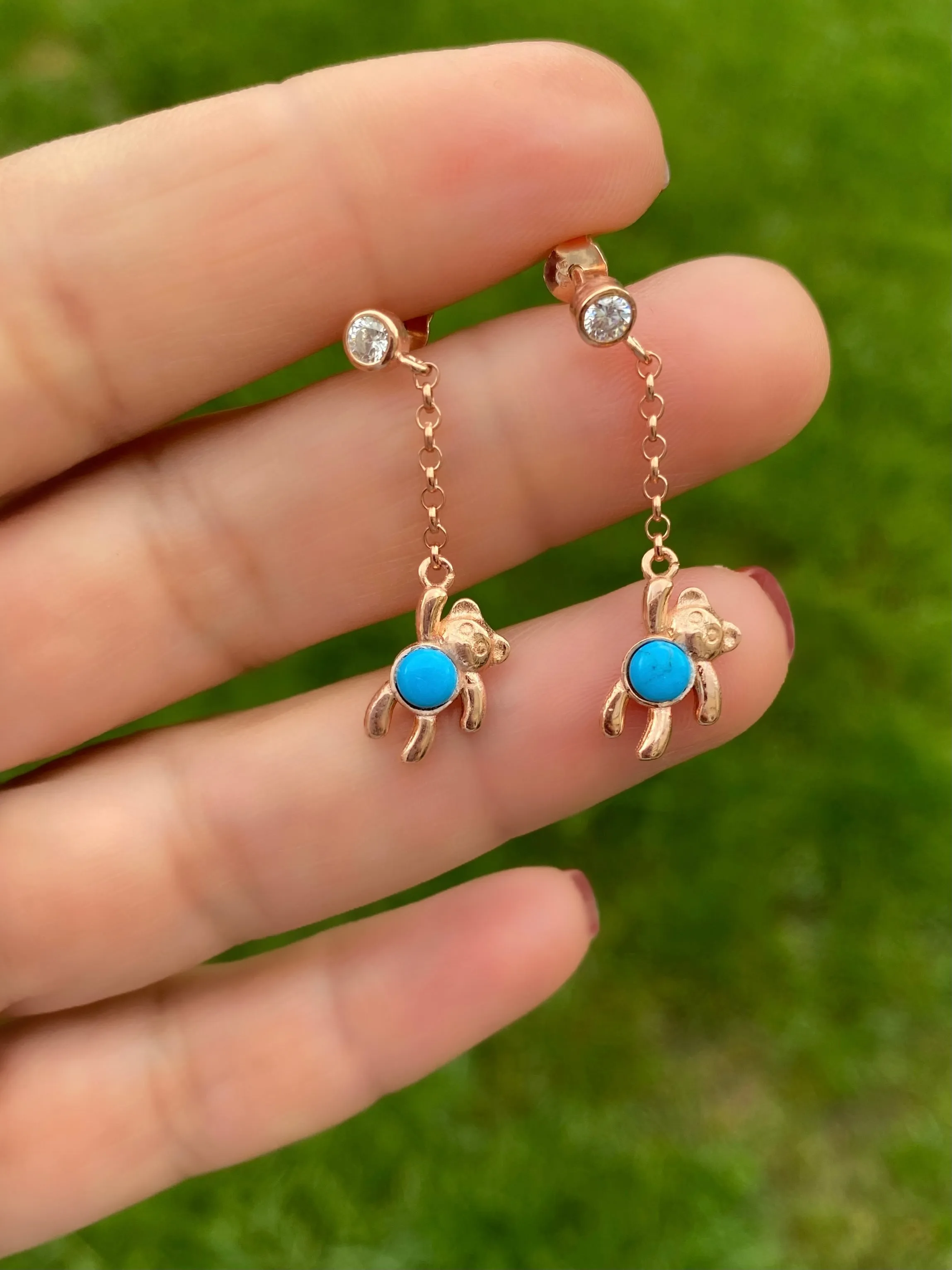 Teddy Bear - earrings