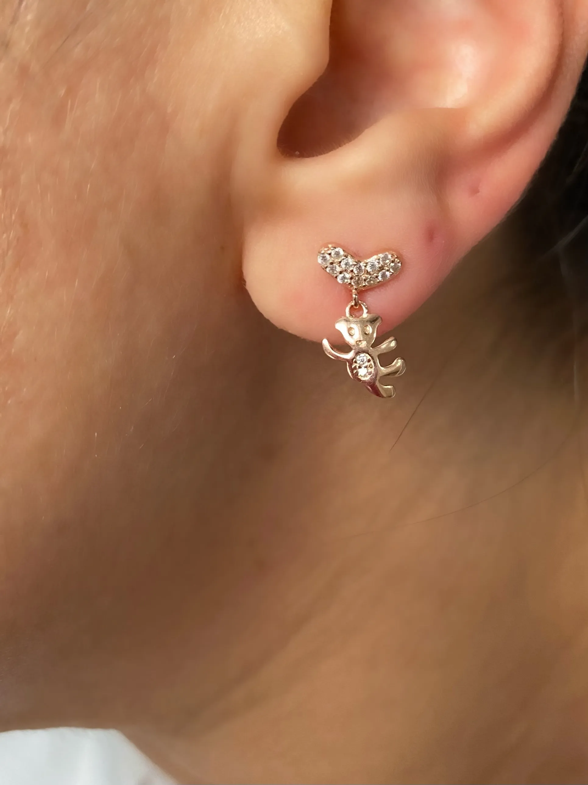 Teddy Bear - earrings