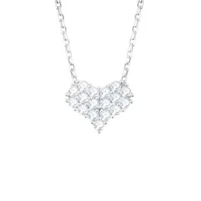 TEEK - Moissanite 925 SS Heart Necklace