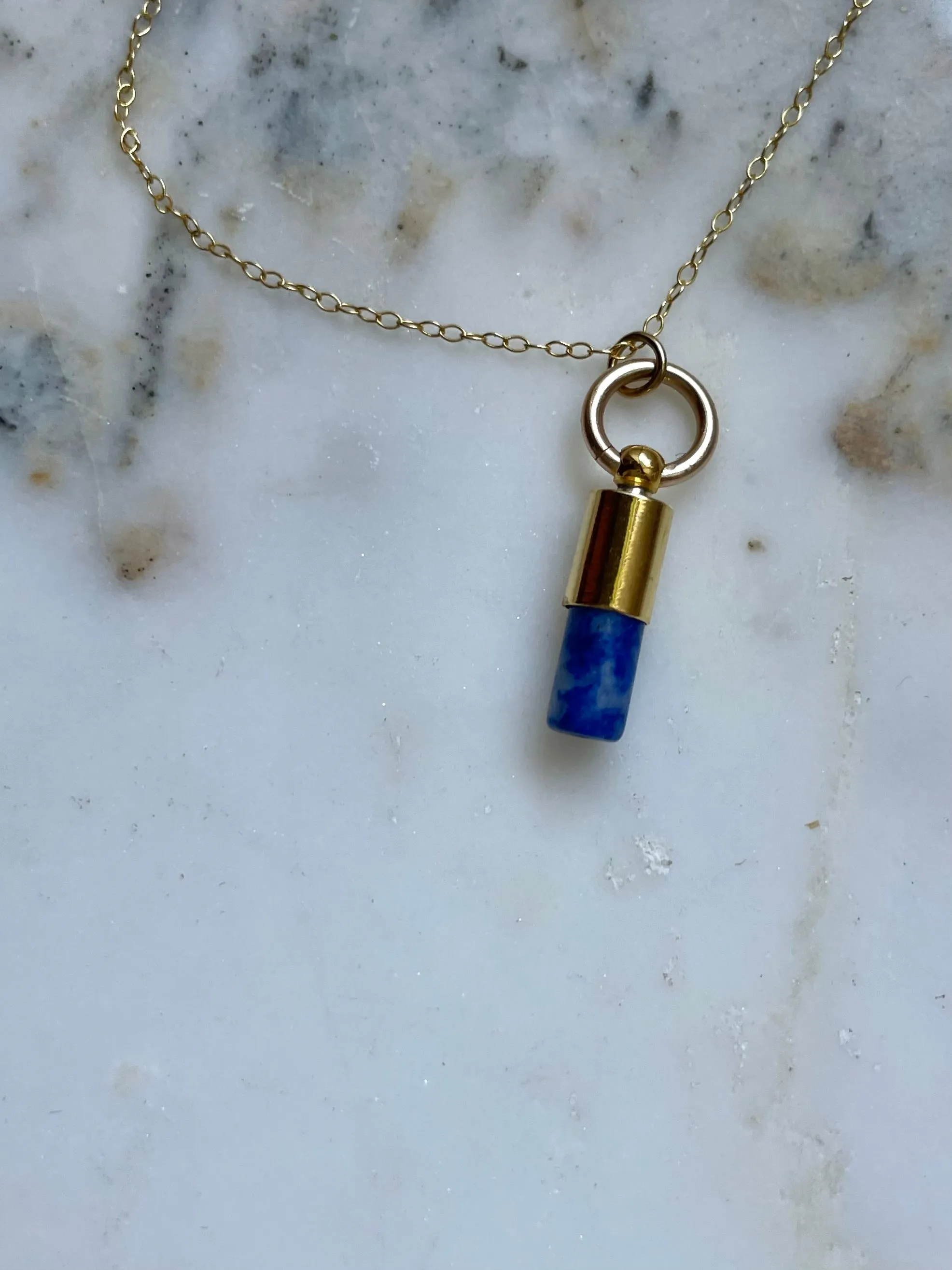 Telle Lapis Necklace