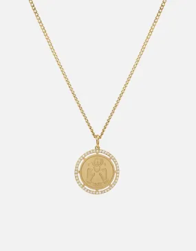 Test of Time Necklace, Gold Vermeil/Sapphire