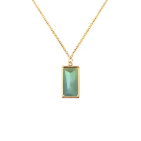TRACEY CHEN | Necklace | Rectangle Jadeite Nacklace