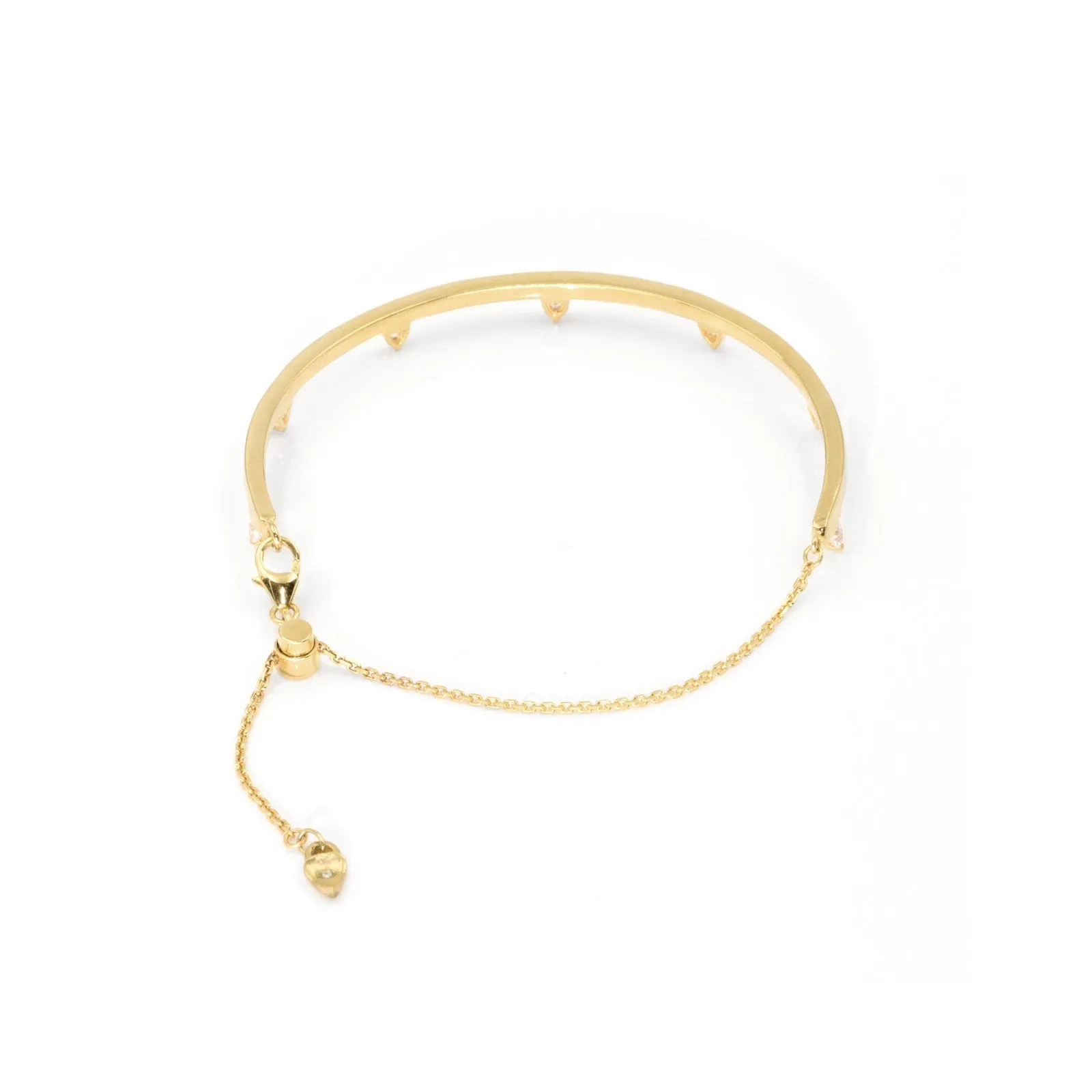 Trillion Edgy Cuff Bracelet