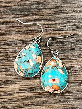 Turquoise Teardrops Earrings