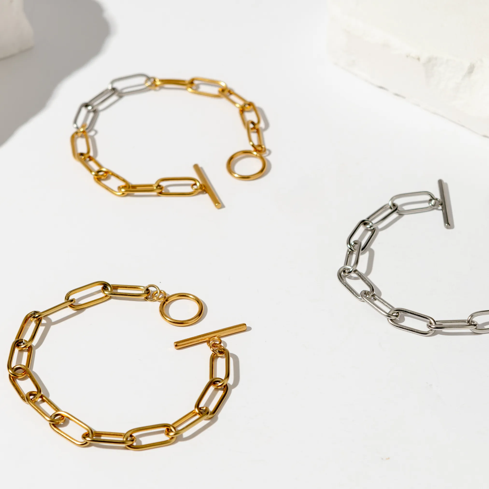 Waterproof "Imperméable” Chunky Chain Bracelet