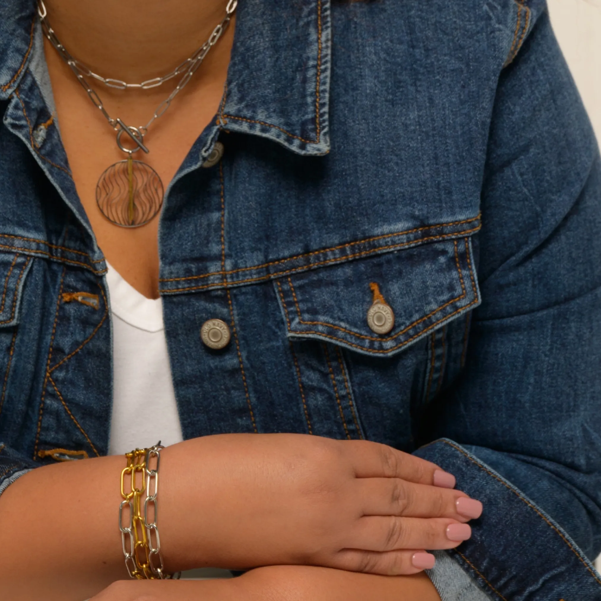 Waterproof "Imperméable” Chunky Chain Bracelet