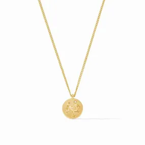 Zodiac Delicate Necklace - Leo-Cubic Zirconia