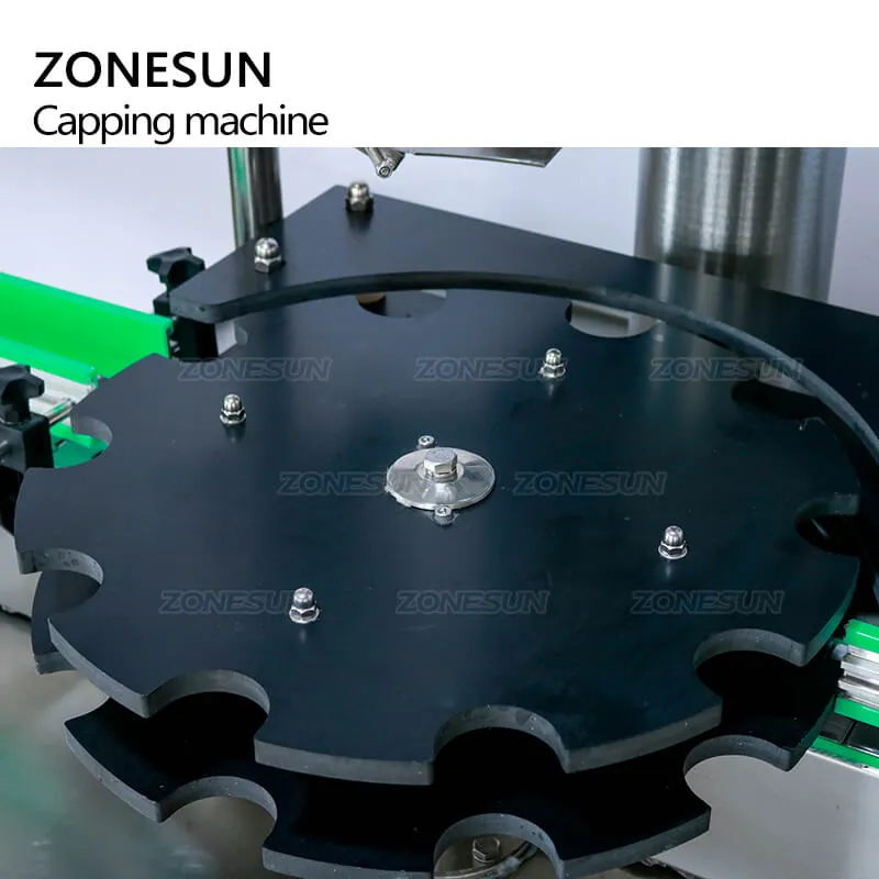 ZS-XG440E Automatic Beer Bottle Crown Auluminium Caps Crimping Pressing Capping Machine For Soda Water Drinks